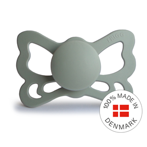 FRIGG Butterfly - Anatomical Silicone Pacifier - Sage - Size 2